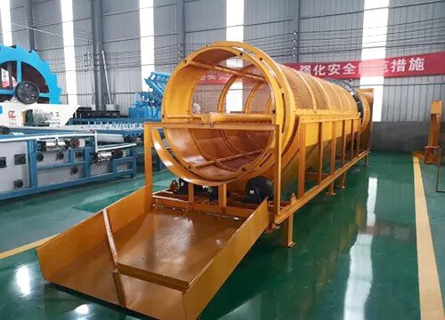 Mutterboden-Trommelsieb